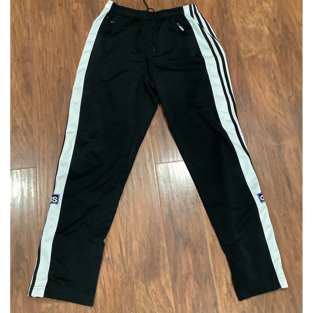 ADIDAS D5 F174 ORIGINALS ADICOLOR POPPER PANTS IN BLACK